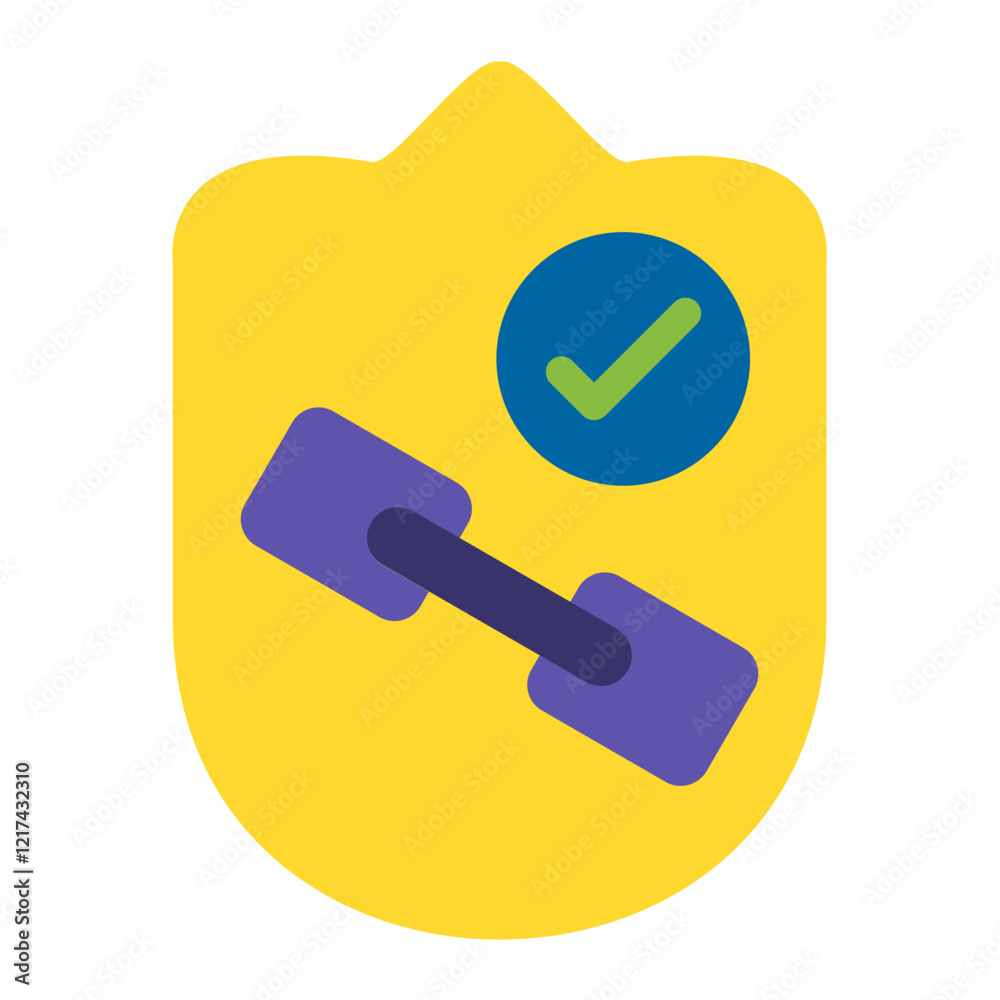 Vector Design True Link Icon Style Vector Design True Link Icon Style