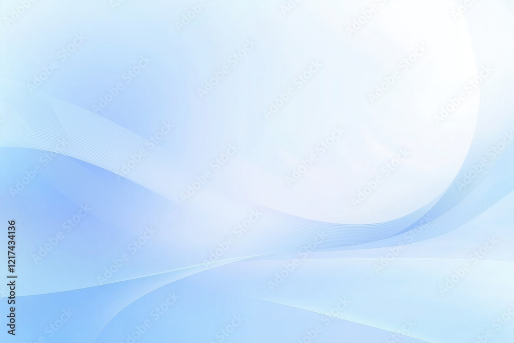 Smooth, calming blue abstract background design.