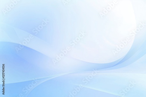 Smooth, calming blue abstract background design.