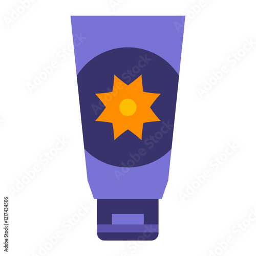 Vector Design Sunscreen Icon Style