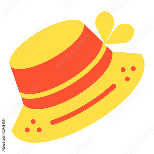 Vector Design Sunhat Icon Style
