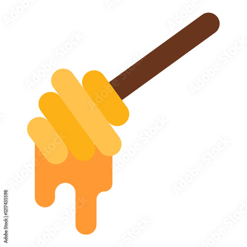 Vector Design Honey Dipper Icon Style