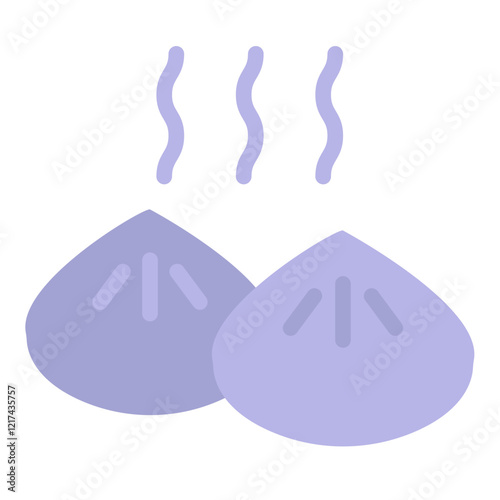 Vector Design Dumpling Icon Style