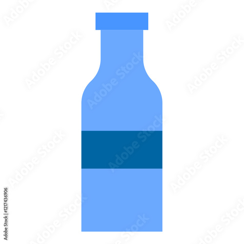 Vector Design Milk Bottle Icon Style