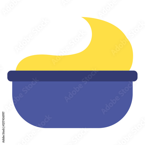 Vector Design Sour Cream Icon Style
