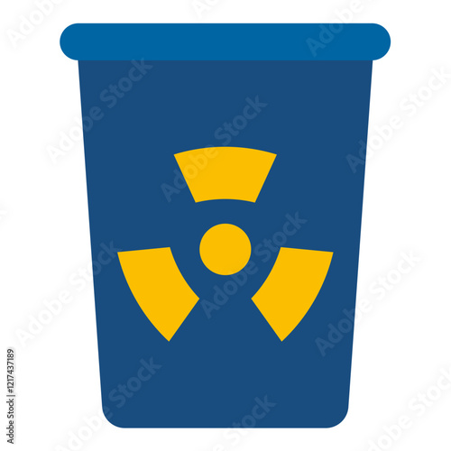 Vector Design Hazardous Waste Icon Style