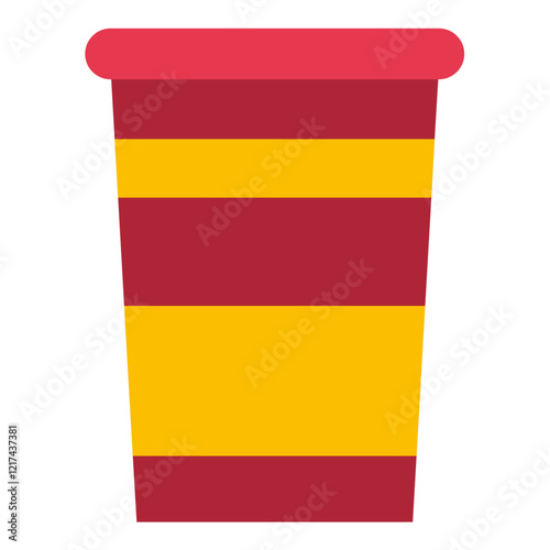 Vector Design Styrofoam Cup Icon Style