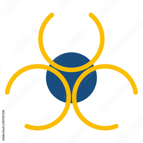 Vector Design Biohazard Icon Style