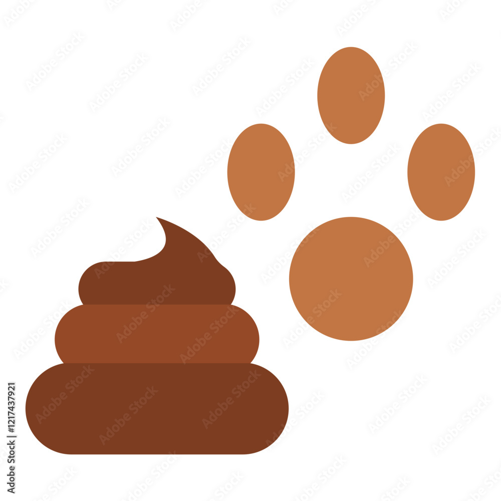 Vector Design Pet Waste Icon Style Vector Design Pet Waste Icon Style
