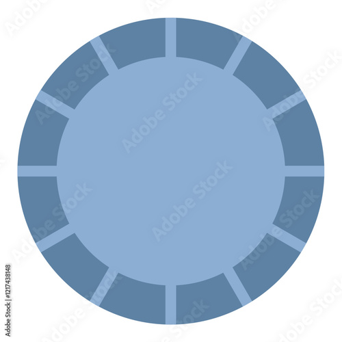 Vector Design Disposable Plate Icon Style