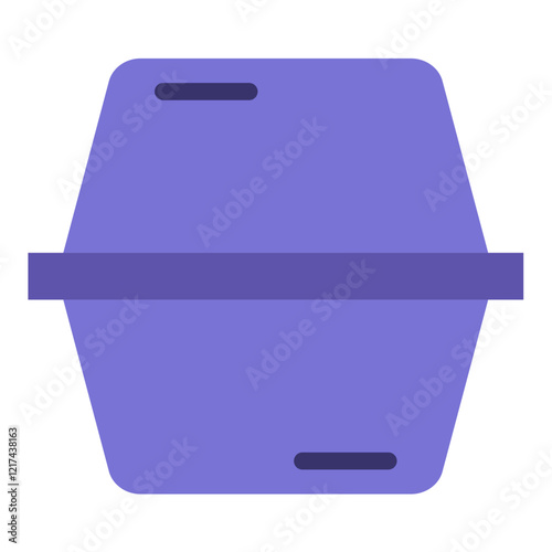 Vector Design Styrofoam Tray Icon Style