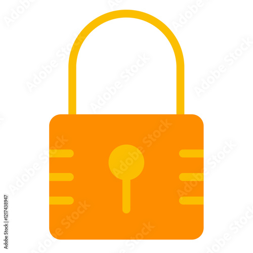 Vector Design Lock Icon Style