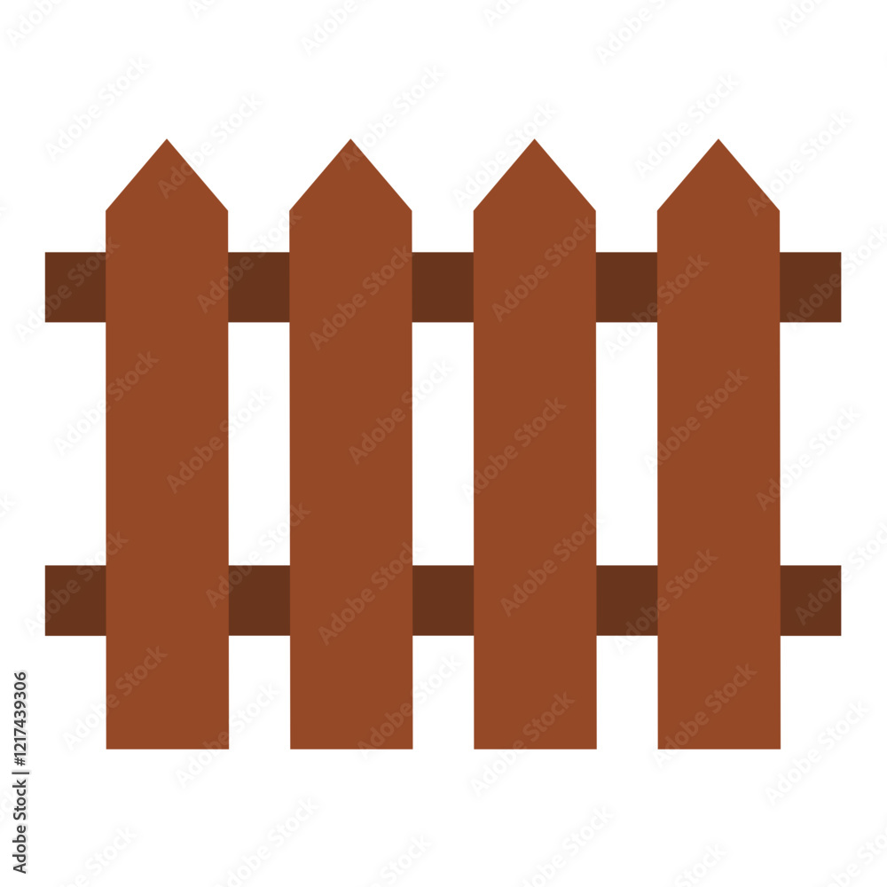 Vector Design Fence Icon Style Vector Design Fence Icon Style