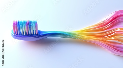 A dynamic line graph with smooth, colorful waves in vibrant hues of blue,