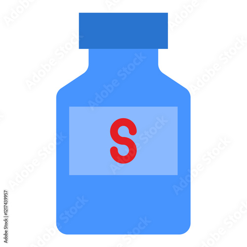 Vector Design Solvent Icon Style