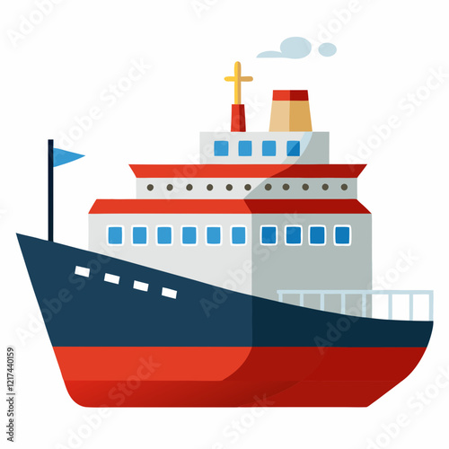 ship with cargo ship