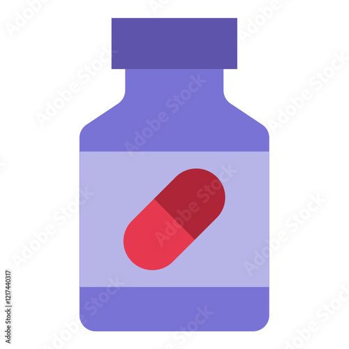 Vector Design Antibiotic Icon Style