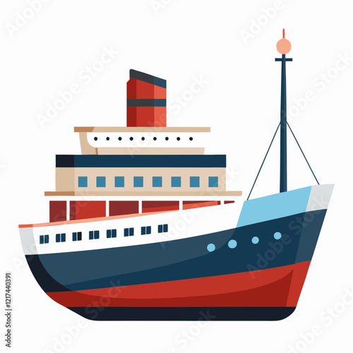 ship with cargo ship