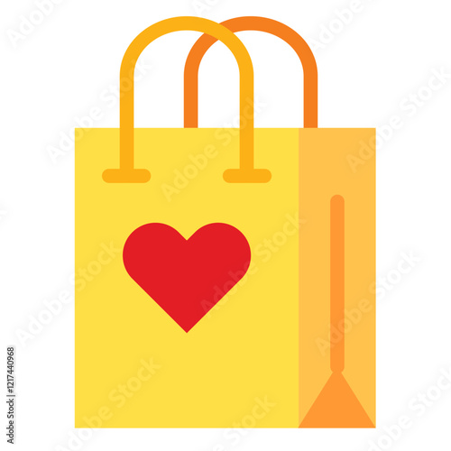 Vector Design Shopaholic Icon Style