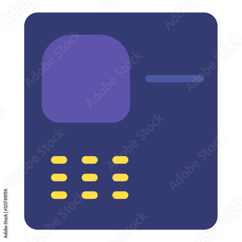 Vector Design ATM Icon Style