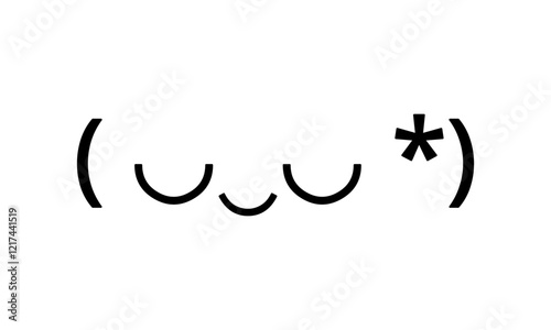 Shy afraid face emoji