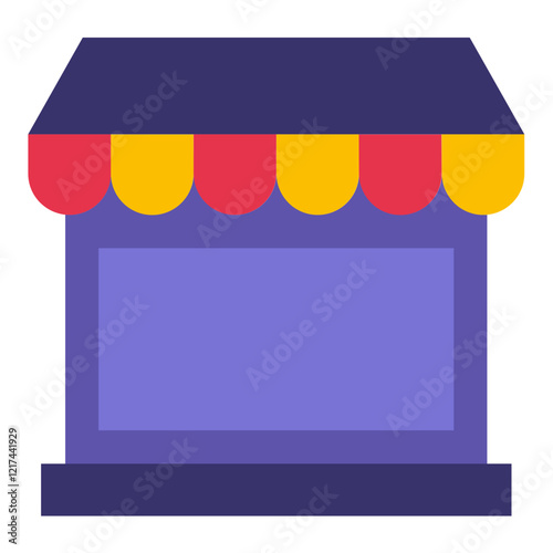 Vector Design Shop Window Icon Style
