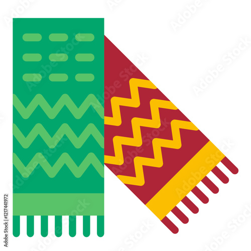 Vector Design Scarf Icon Style
