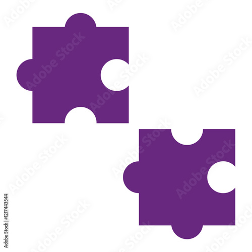 Vector Design Puzzles Icon Style
