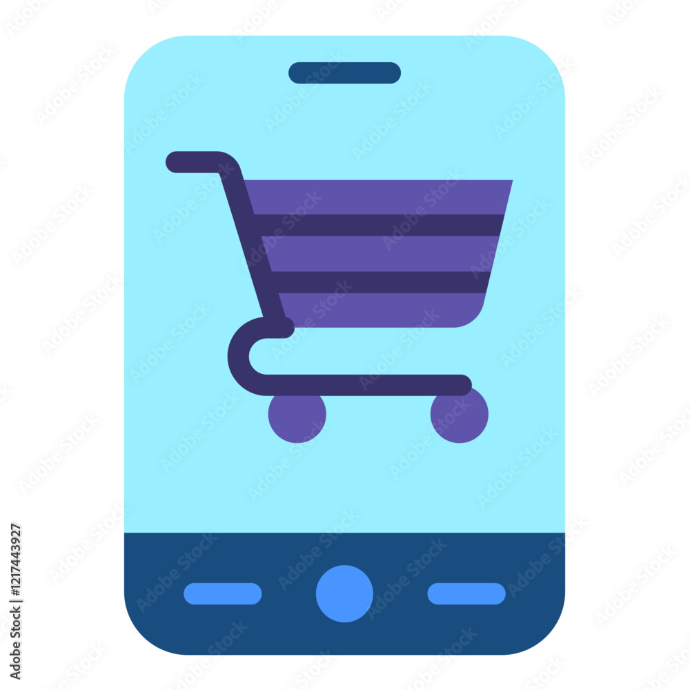 Vector Design Online Shopping Icon Style Vector Design Online Shopping Icon Style