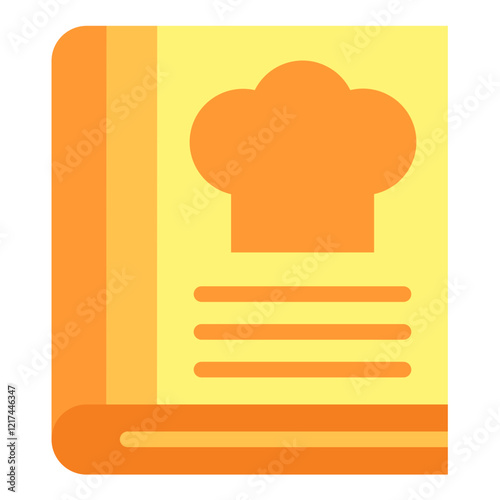 Vector Design Recipe Book Icon Style