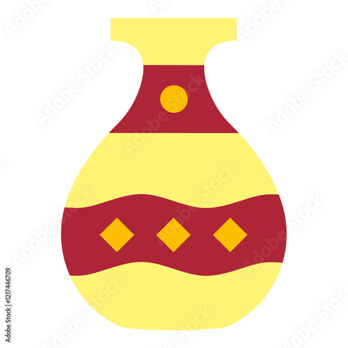 Vector Design Vase Icon Style