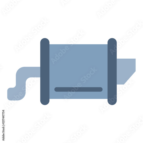 Vector Design Muffler Icon Style