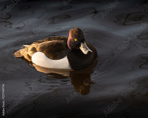 Wallpaper Mural Tufty duck oin sun on water Torontodigital.ca