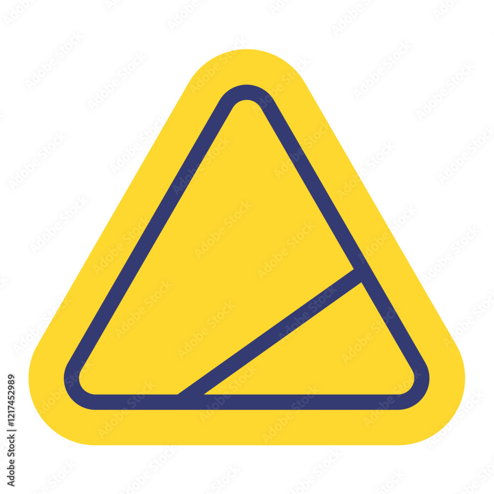 Vector Design Steep Grade Icon Style Vector Design Steep Grade Icon Style