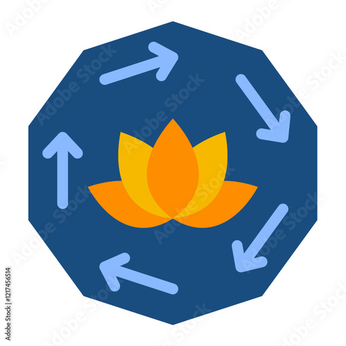 Vector Design Wellness Trailblazer Icon Style