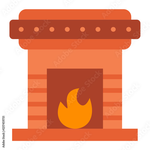 Vector Design Mantel Icon Style