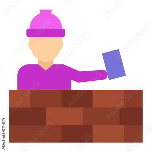 Vector Design Mason Icon Style