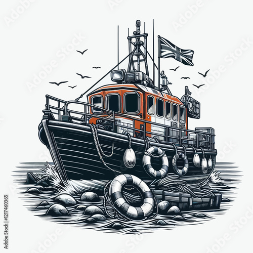 Ship in the ocean (1)
