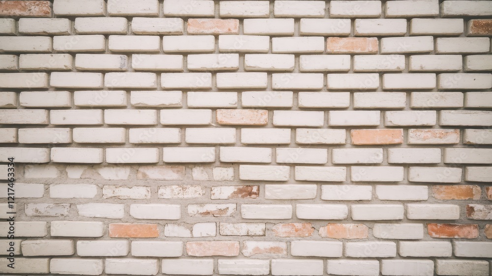 A textured wall featuring a mix of white and orange bricks, showcasing a rustic yet modern aesthetic ideal for various design applications. A textured wall featuring a mix of white and orange bricks, showcasing a rustic yet modern aesthetic ideal for various design applications.
