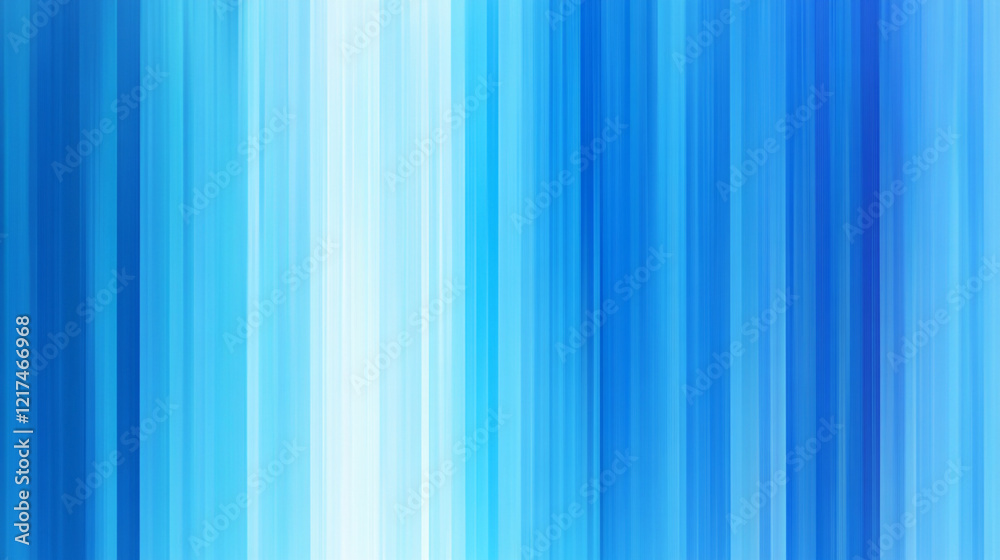 Obraz premium Blue tones vertical linear background wallpaper, Blue gradient abstract with glowing lines.