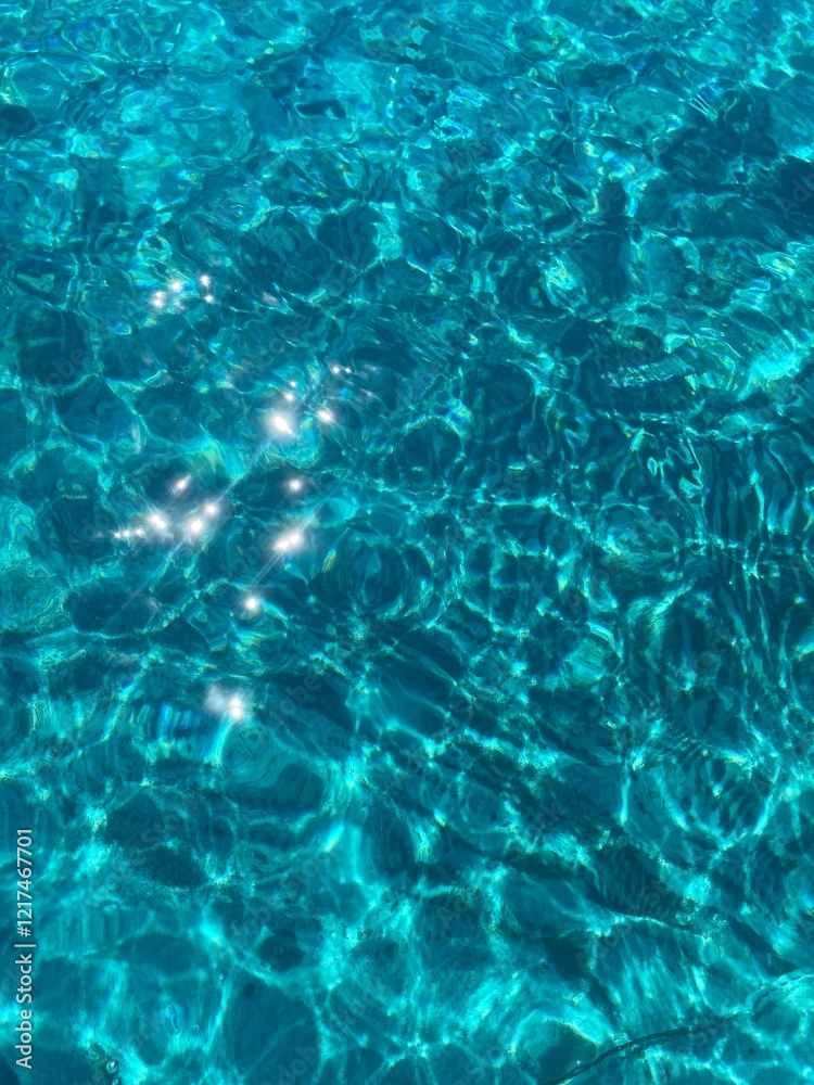 Obraz premium blue water surface