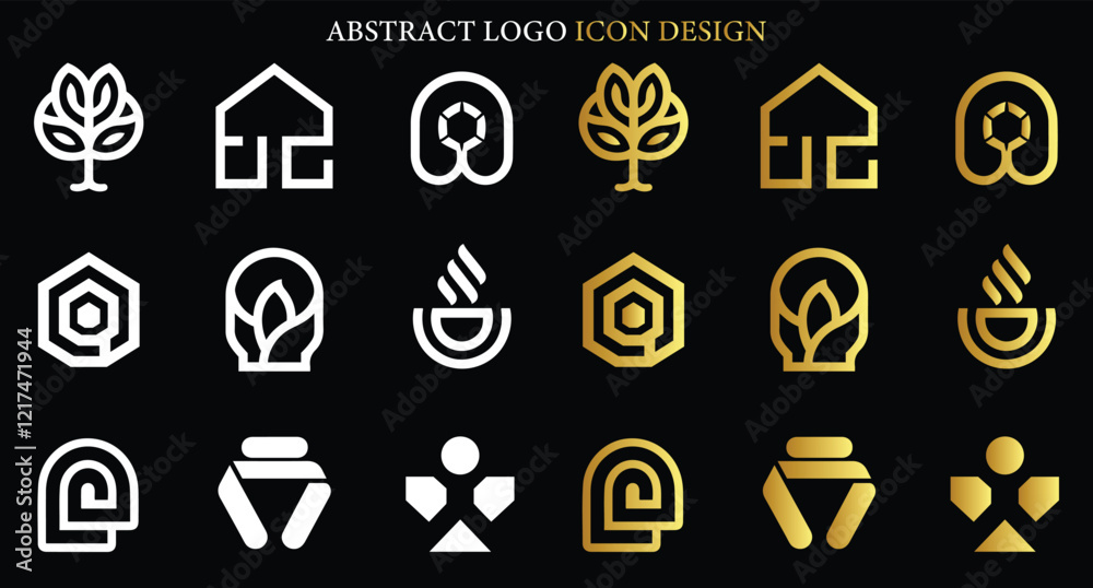 Elegant Abstract Logo Icon Design Collection Elegant Abstract Logo Icon Design Collection