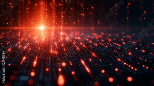 A forensic data extraction process shown as streams of decoded information 340