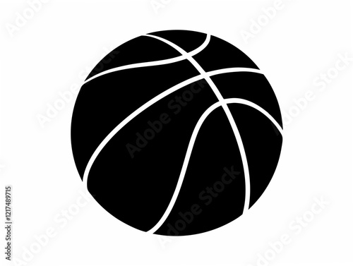 Basketball icon silhouette,Basket ball silhouette,sport silhouette vector