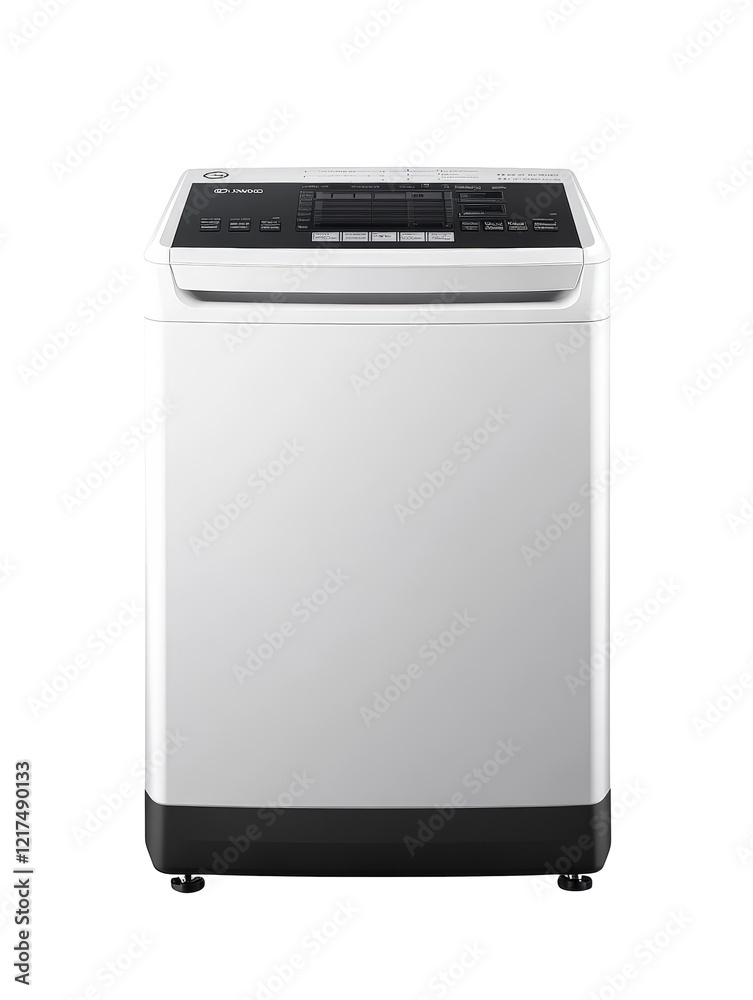 Isolated Top-Load Washing Machine on White Isolated Top-Load Washing Machine on White