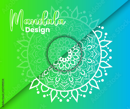 minimal creative mandala design