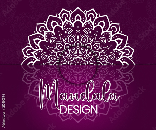 minimal creative mandala design