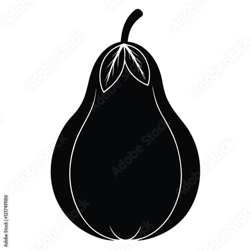 Fruits Silhouette Vector Illustration