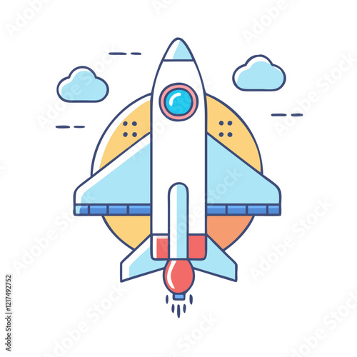 aerospace icon, aerospace vector illustration-simple illustration of aerospace, perfect for aerospace logos and icons