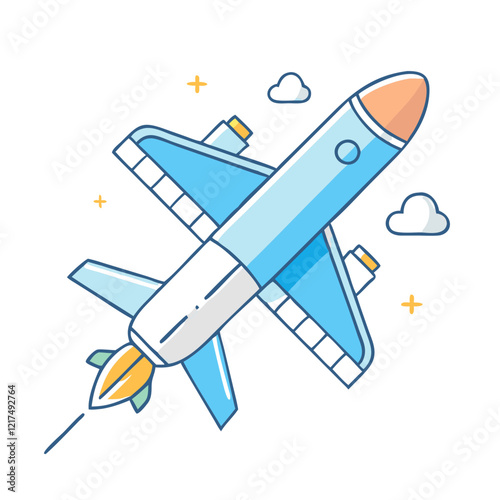 aerospace icon, aerospace vector illustration-simple illustration of aerospace, perfect for aerospace logos and icons